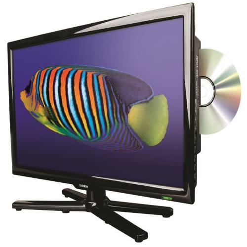 image of Uniden 24 Inch (60cm) Widescreen LED Televison Digital TV Tuner/Built-In DVD