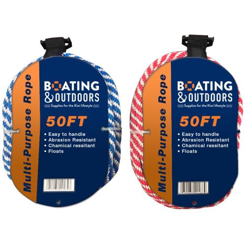 image of Boating and Outdoors 50 Ft Multipurpose Rope