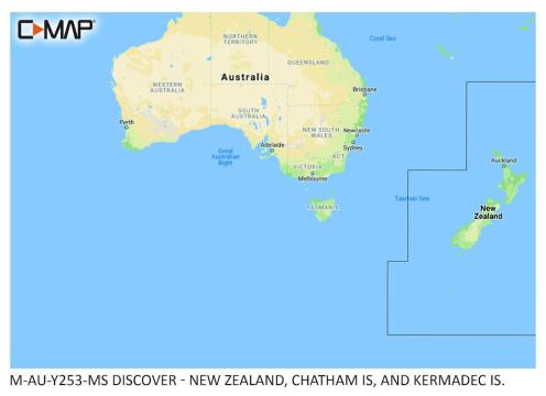 product image for C-MAP Discover - New Zealand, Chatham, Kermadec