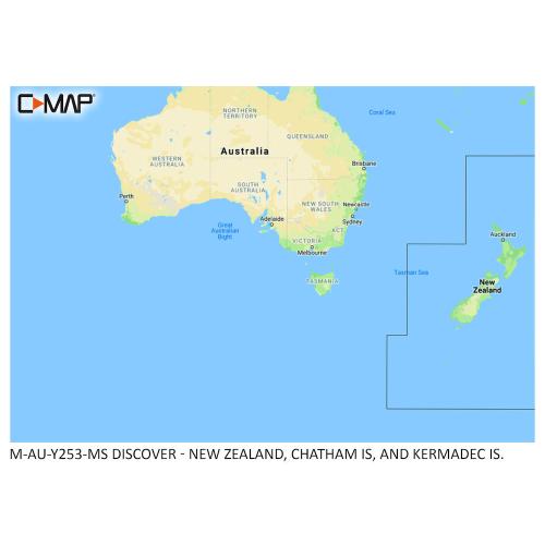 image of C-MAP Discover - New Zealand, Chatham, Kermadec