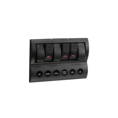 image of Narva 6 way LED Switch Panel with Fuse Protection