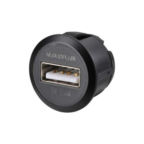 image of Narva USB Socket Fluch Mount Mini