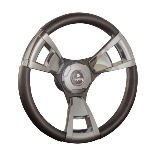 image of Gussi® Italia Steering Wheel – Model 13 Three Spoke Aluminium