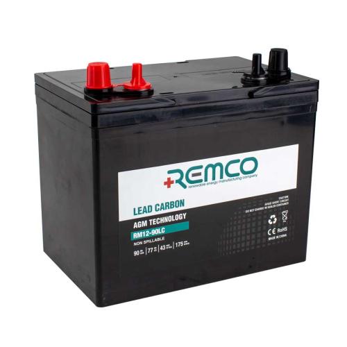 image of BATTERY RM12-90LC LEAD CARBON REMCO              
