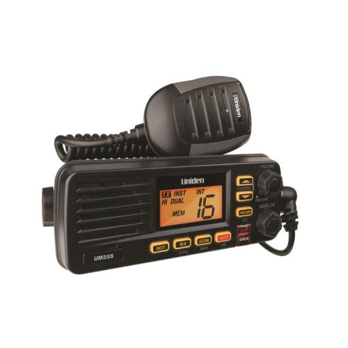 image of Uniden UM355, 25W Fixed Mount VHF Radio, Black